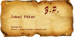 Zobel Péter névjegykártya